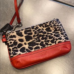 Coach Zip Top Wristlet